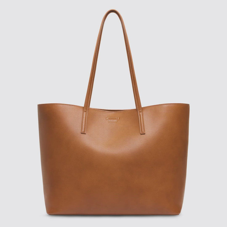 Leather Tote Bag | Burgundy